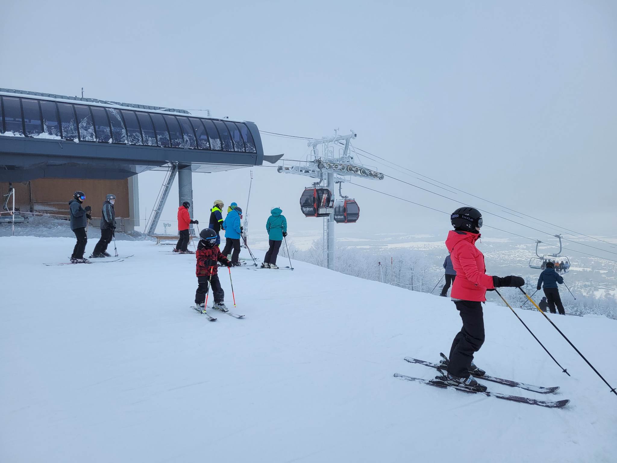 Une chute de neige qui est la bienvenue en ce dimanche de décembre