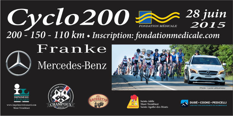 FONDATION MÉDICALE, DÉCOMPTE AVANT LE CYCLO 200 : 10 jours