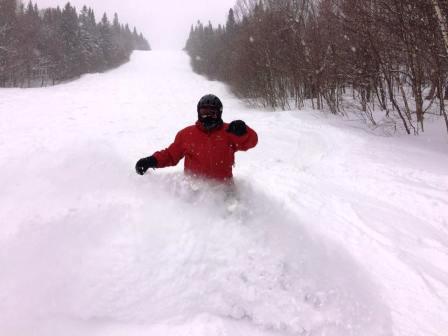 Massif Du Sud - 15 cm de neige, c'est génial.