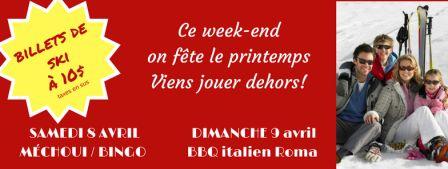MONT AVALANCHE - GRANDE FÊTE DU PRINTEMPS - 9 AVRIL 2017