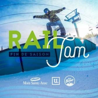 MONT SAINTE-ANNE - RailJam fin de saison -Team Bueno - Union Ski