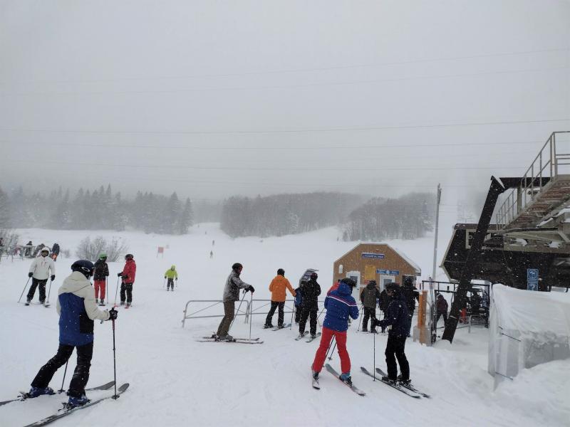 Mont Ste-Anne - Une bordée de 20 cm... Mont Ste-Anne - Une bordée de 20 cm...